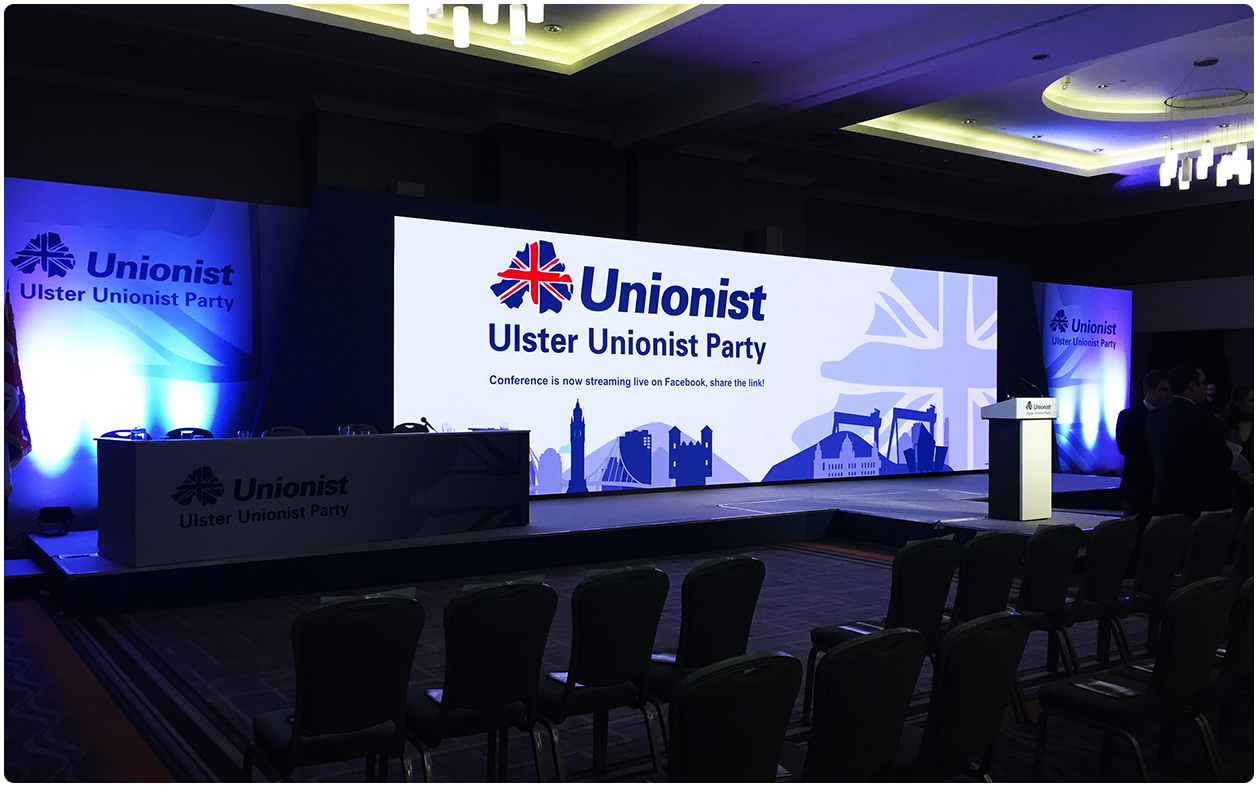 UUP-Party-Conference-2016-LED-Screen-Stage-Setup